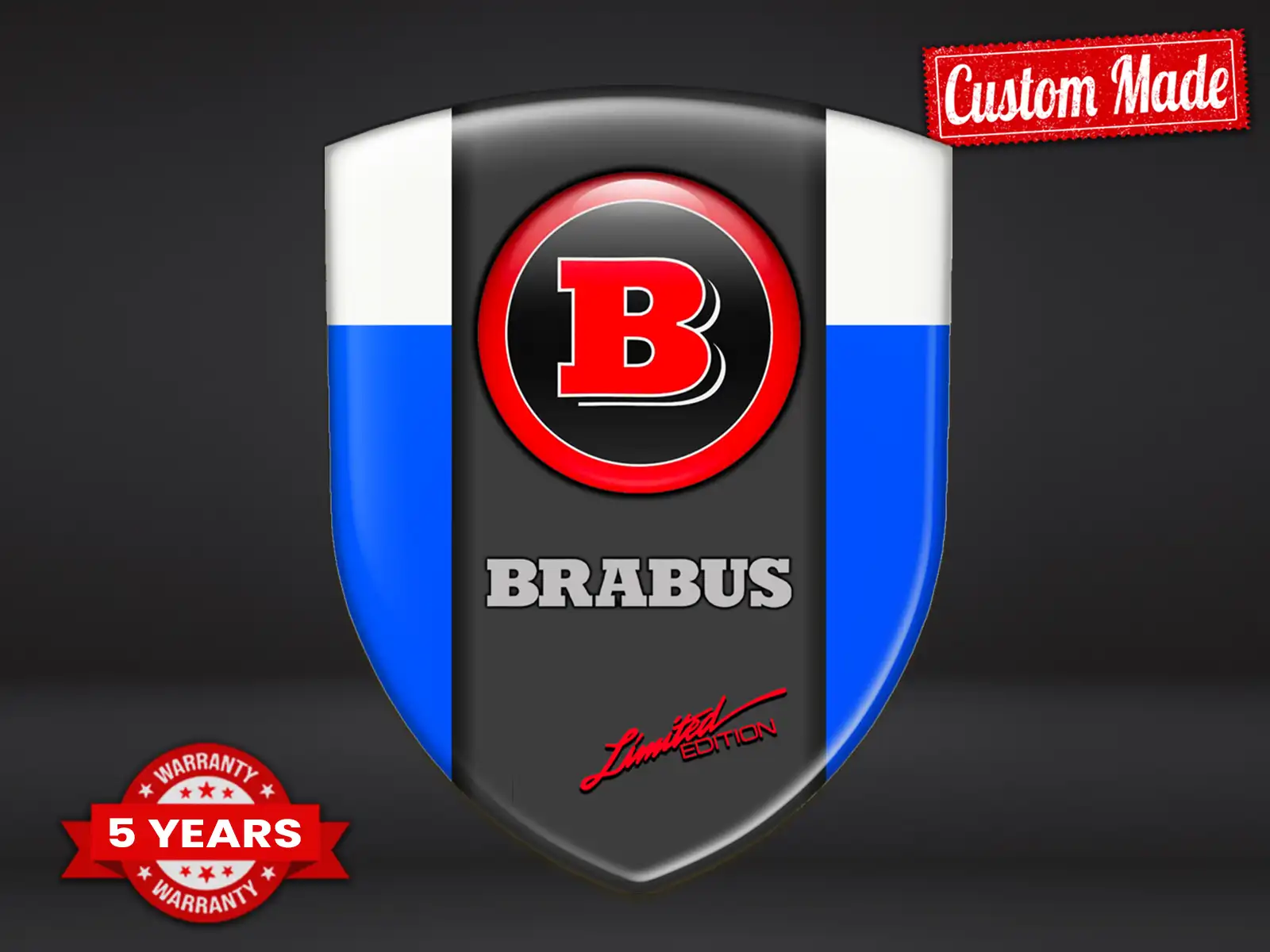 Brabus Serviceaufkleber Auto Langlebig Universal Hochwertig